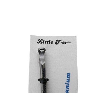 Dabbers Happy Daddy - Little F-er 4" titanio - Parte de arriba