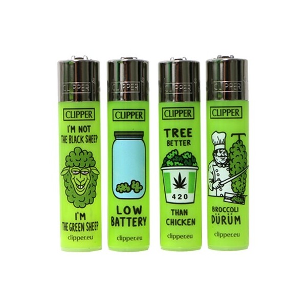 Mechero Clipper - chistes de marihuana