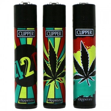 Mechero Clipper - hojas 420