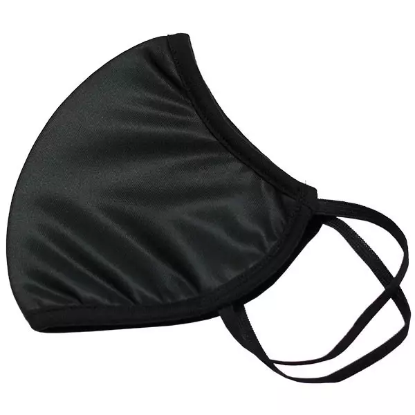 Mascarilla GB - Diseño de hojas, color negro