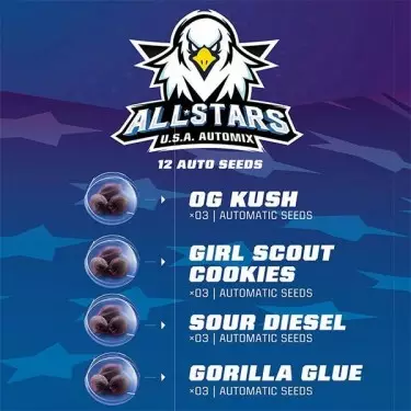 Semi All Stars USA Automix di BSF Seeds.