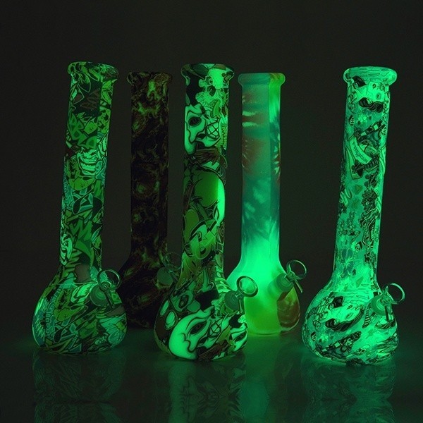 Bong Fluorescente in Silicone XL