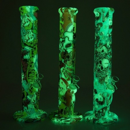 Bong Fluorescente in Silicone XL - GB The Green Brand