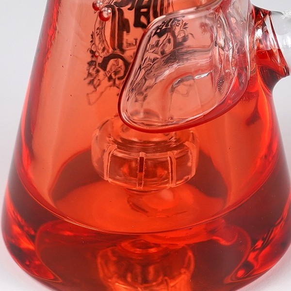 Bong Gel Enfriador Red 18 cm Black Leaf - GB The Green Brand