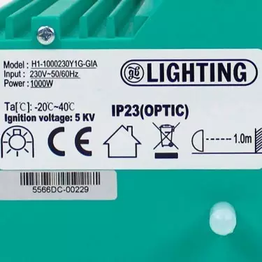 Impianto illuminazione 1000W GB Lighting - The Green Brand