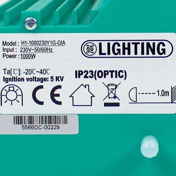 Impianto illuminazione 1000W GB Lighting - The Green Brand