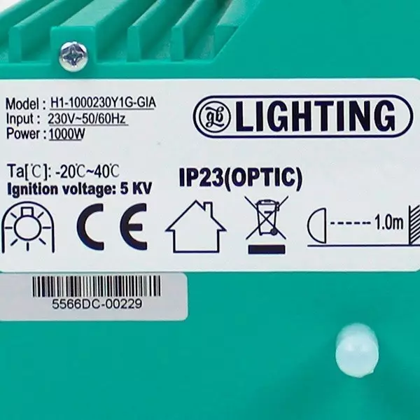Impianto illuminazione 1000W GB Lighting - The Green Brand