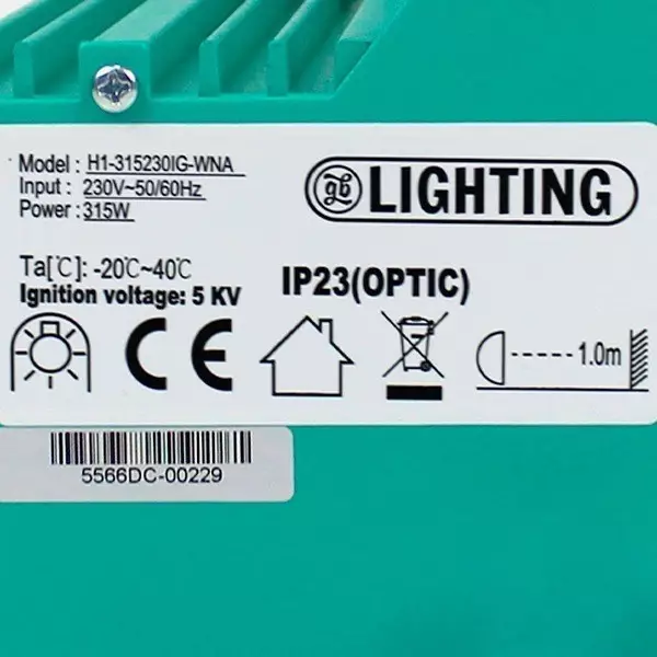 Illuminazione LEC 315W GB Lighting - GB The Green Brand