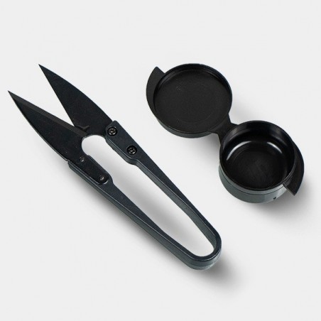 Kit Microdose forbici, pinzette e contenitore in silicone