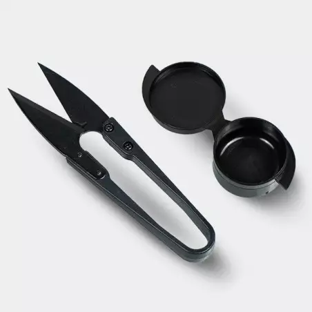 Kit Microdose forbici, pinzette e contenitore in silicone