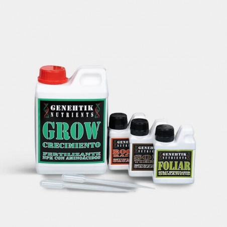 Pack prodotti crescita Genehtik Nutrients.