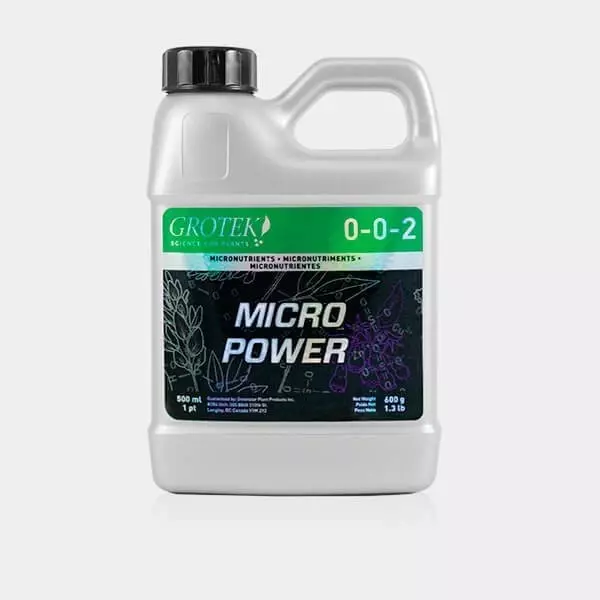 Visualizzazione Micro Power Grotek Organics micronutrienti.