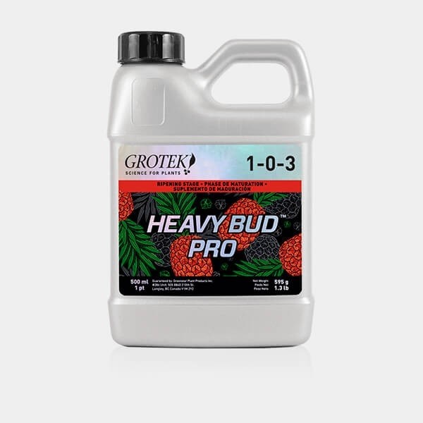 Visualizzazione Heavy Bud Pro per indurire i fiori di Grotek