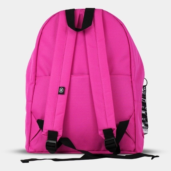 Zaino con portachiavi GB rosa sul retro