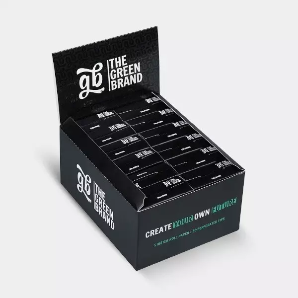 Rotolo di Cartine Lunghe Slim GB 5m + 50 Filtri