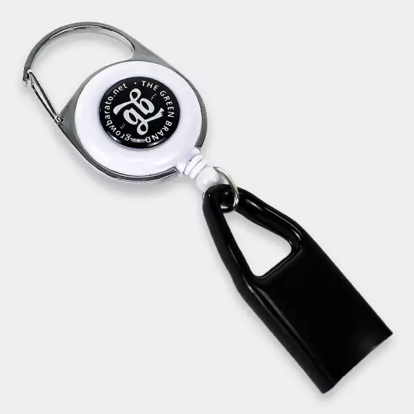 Visualizzazione Porta-accendino con prolunga GB Bianco