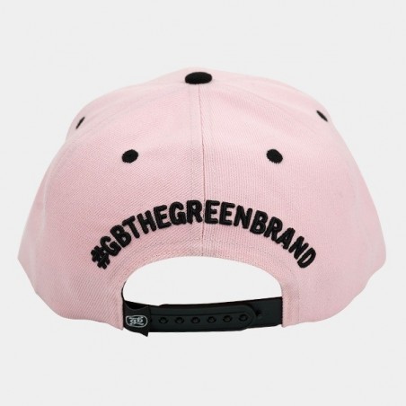 Cappello piatto GB The Green Brand rosa, parte posteriore