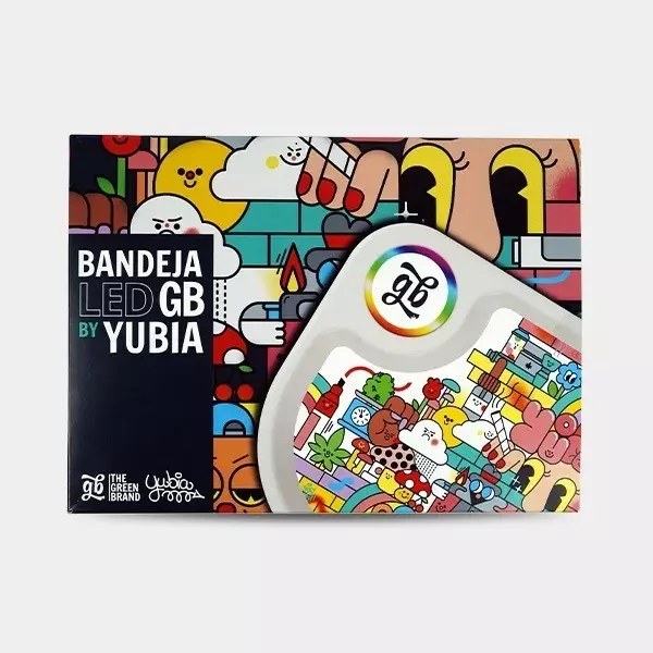 Esclusivo vassoio LED GB by Yubia - GB The Green Brand