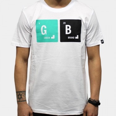 T-shirt GB Tavola Periodica bianca