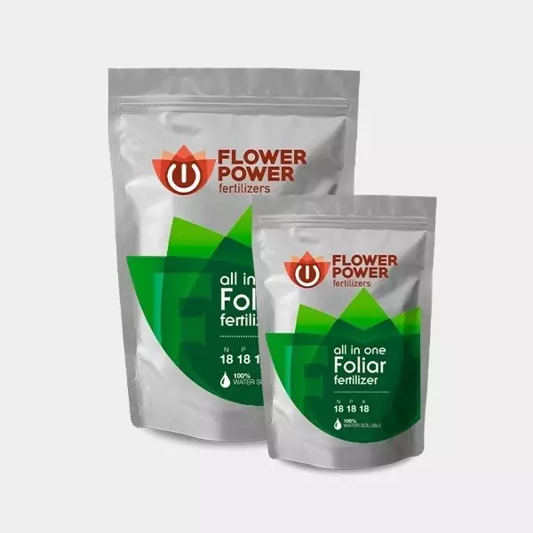 Visualizzazione Foliar Flower Power fertilizzante foglie.