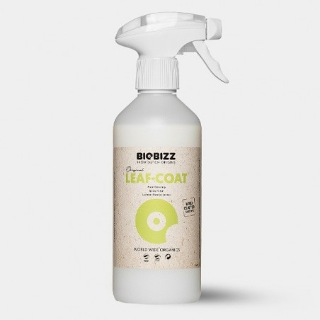Leaf Coat Spray di BioBizz pronto all'uso.