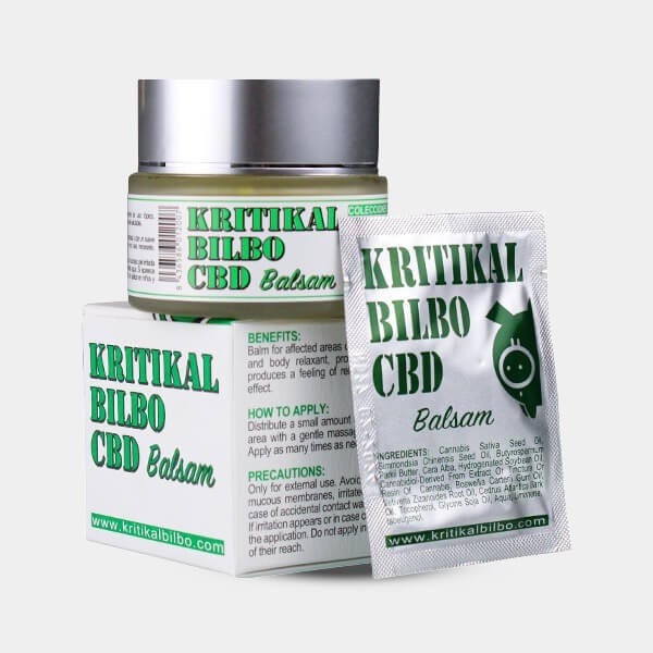 Visualizzazione Balsamo CBD Kritikal Bilbo - uso esterno