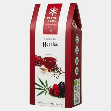 Tisana 3% CBD Frutti di Bosco - Growbarato