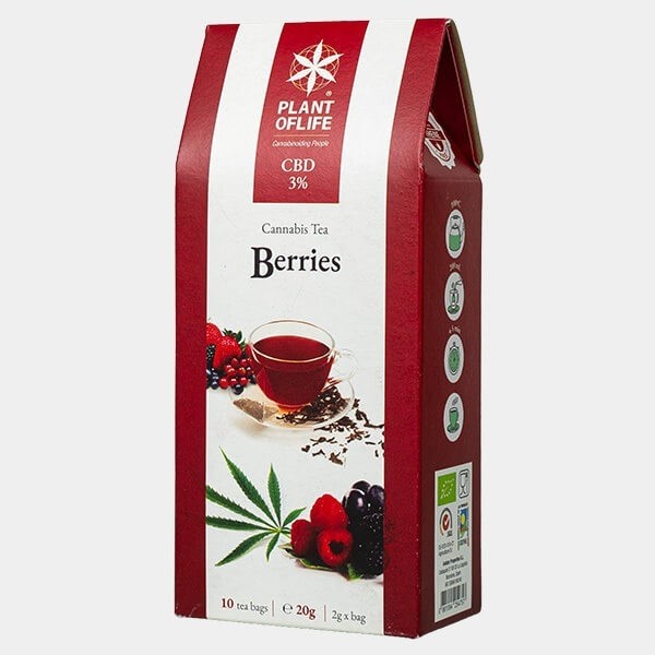 Tisana 3% CBD Frutti di Bosco - Growbarato