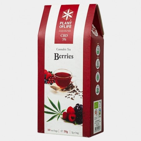 Tisana 3% CBD Frutti di Bosco - Growbarato