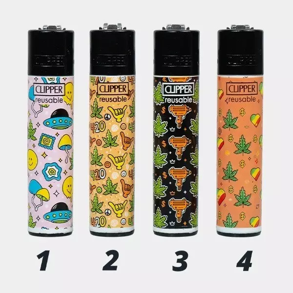 Visualizzazione Accendino Clipper Leaf Pattern