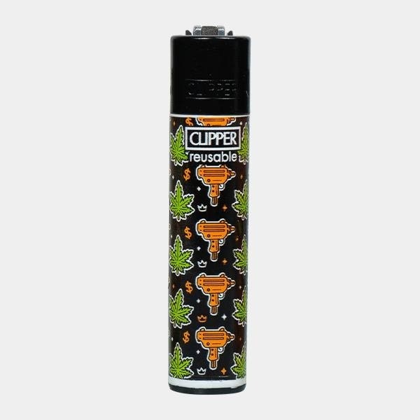 Accendino Clipper Leaf Pattern OVNI
