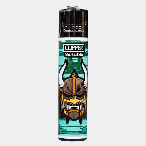 Accendino Clipper Samurai Masks