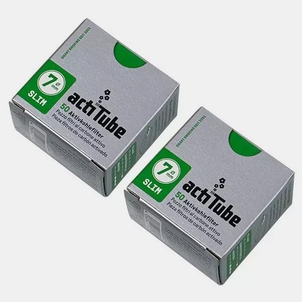 Visualizzazione Pack Filtri ActiTube Slim 50x2 - GB The Green Brand- GB The Green Brand