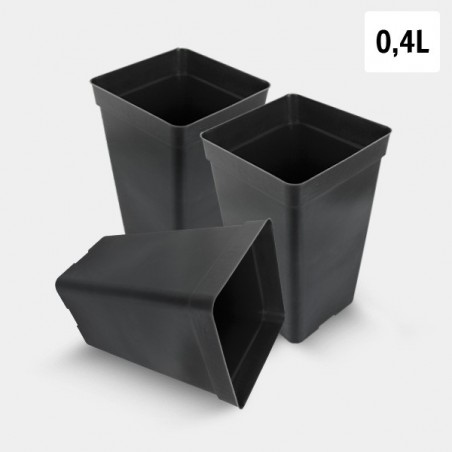 Pack Vaso Quadrato 0.4L - GB The Green Brand