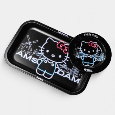 Visualizzazione Kit Hello Kitty Neon Amsterdam Vassoio Posacenere -GB The Green Brand