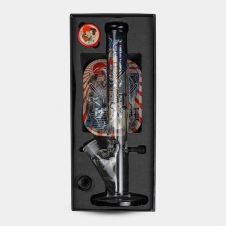 Bong con valigetta Ronin e Geisha Black Leaf
