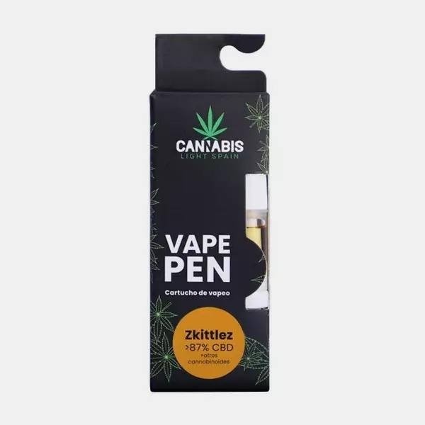 Visualizzazione Cartuccia 85 % CBD Zkittlez box