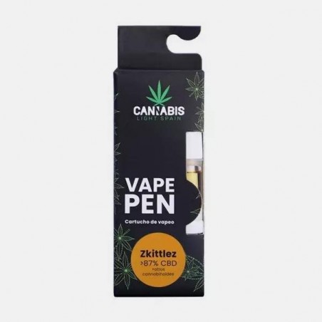Cartuccia 85 % CBD Zkittlez box