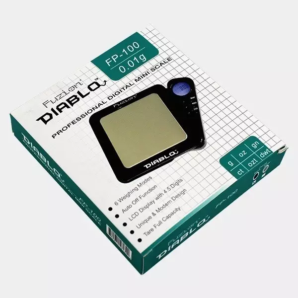 Bilancia Diablo 0,01-100 g Fuzion Bilancia Diablo 0,01-100 g Fuzion in scatola