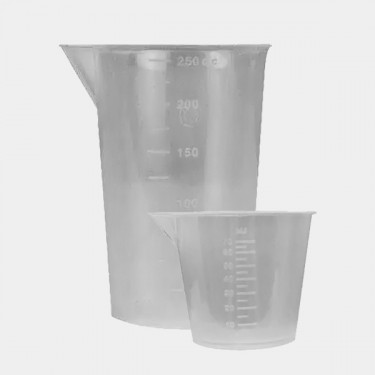 Visualizzazione Misurini graduati in plastica da 70 e 250ml