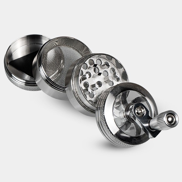 Grinder Manuale Nero 40mm da 4 Parti