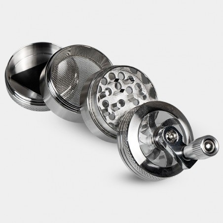 Grinder Manuale Nero 40mm da 4 Parti