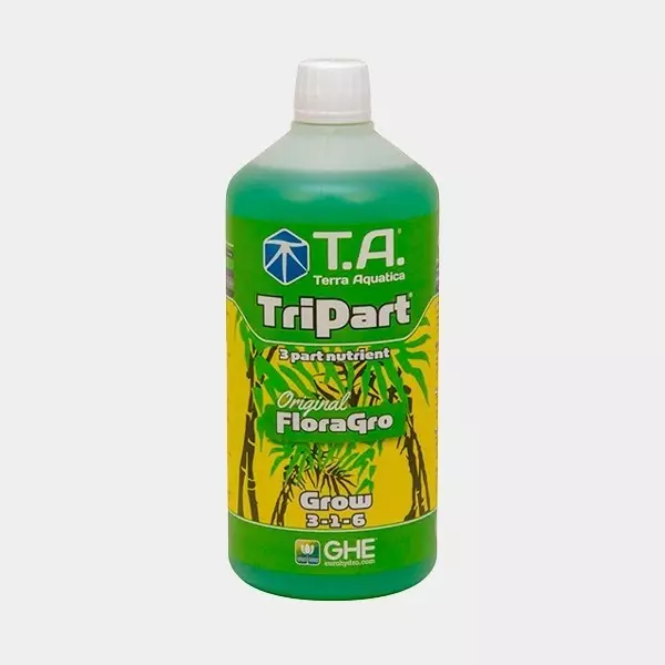 Visualizzazione FloraGro il fertilizzante in tre parti GHE