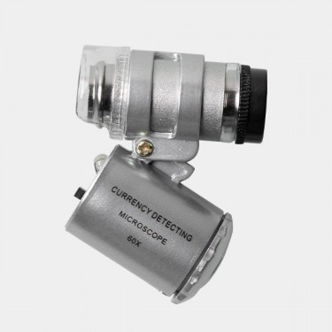 Microscopio Mini 60X Con LEDS Bianchi