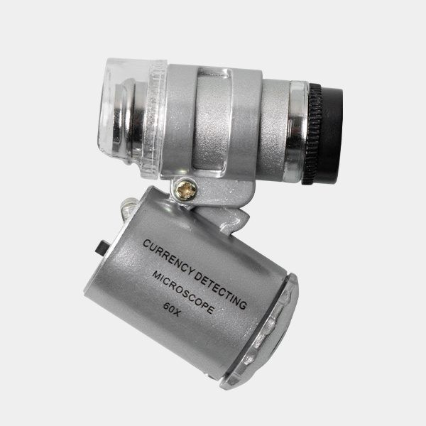Visualizzazione Microscopio Mini 60x luce bianca in offerta