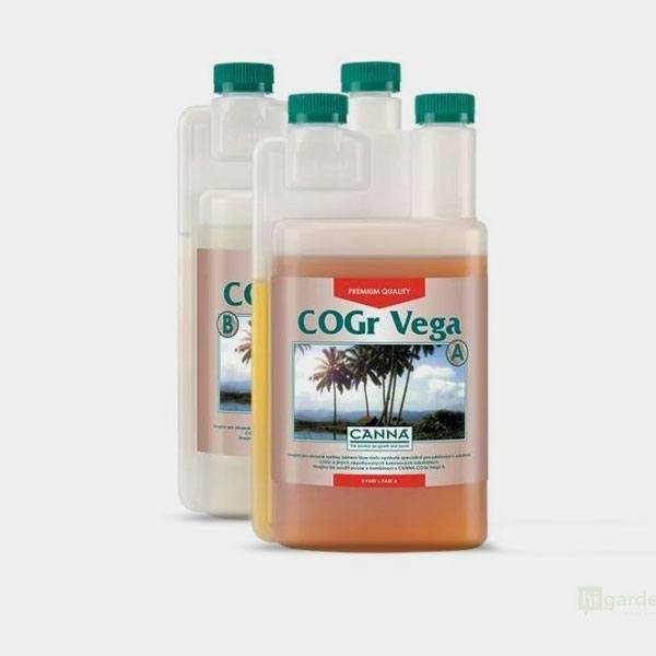 Visualizzazione COGr Vega A+B  per crescita in cocco Canna