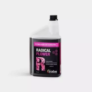 Radical Flower prodotto liquido per la fioritura del marchio Trabe