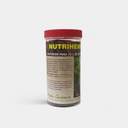 Nutrihemp prodotto per terreno di Trabe.