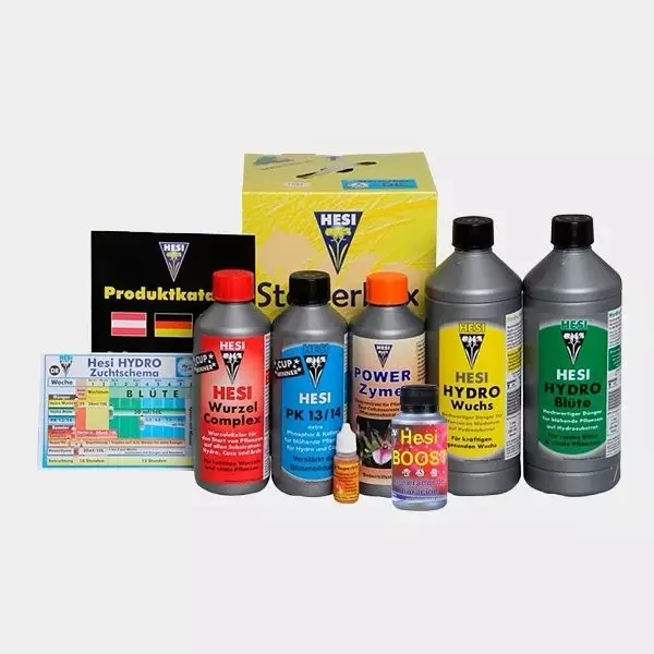 Visualizzazione Starter Box Hydro pack fertilizzanti di Hesi