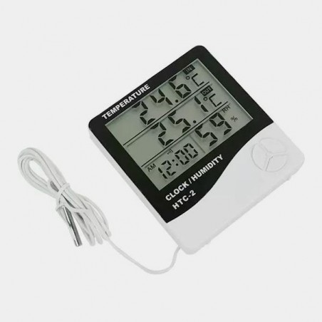 Termoigrometro digitale con sonda (display grande)